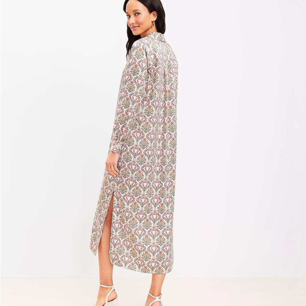 NWT Loft Tuilerie Midi shirtdress